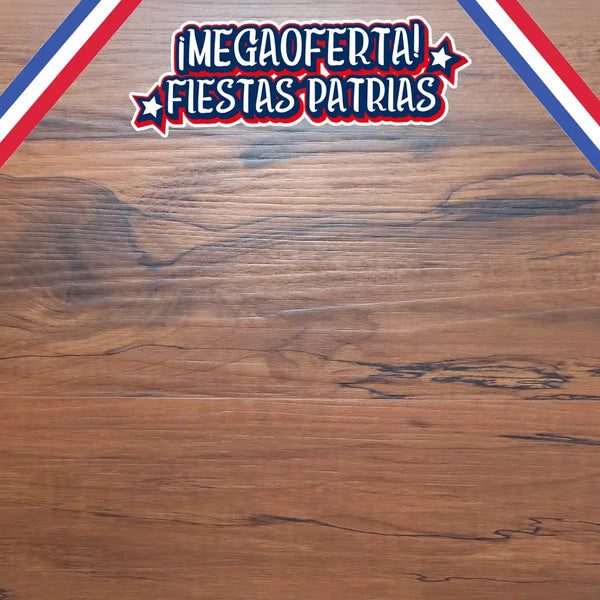 Piso Vinílico SPC Cerezo 5mm - Kronomax - con Manta Acústica