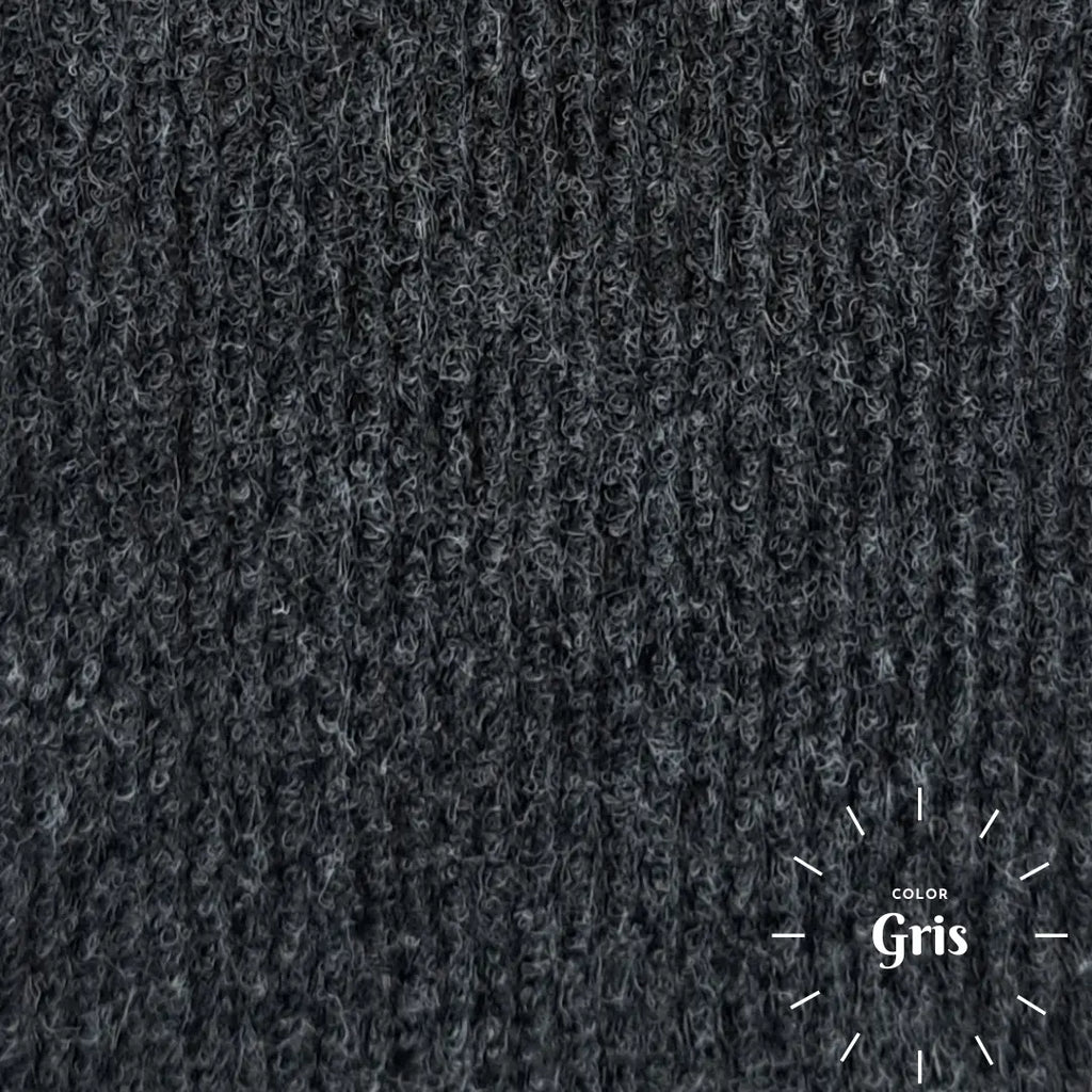 Cubrepiso Económico Gris Oscuro Con Base De Goma - Modelo Sun Foam
