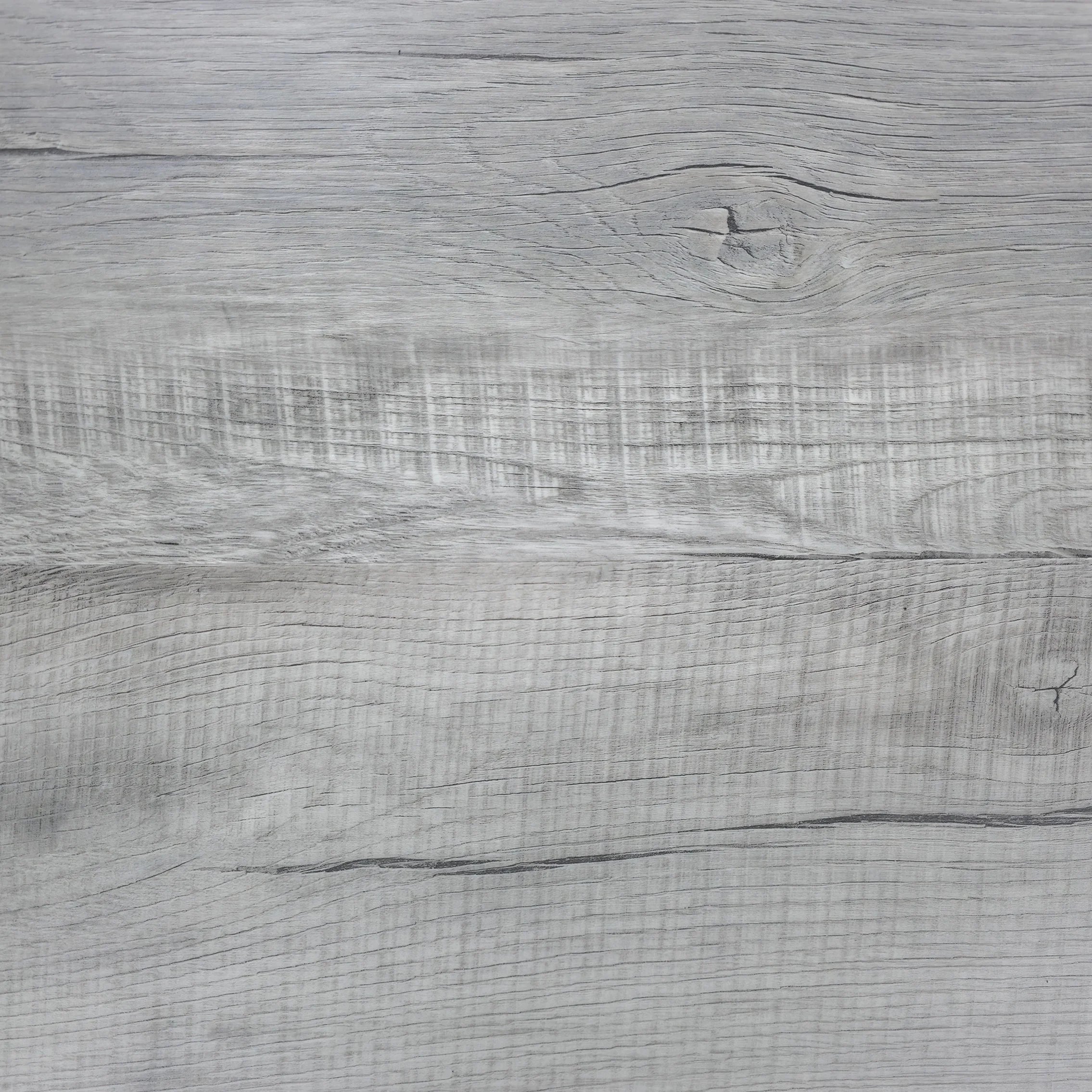Piso Vinílico SPC Gris 5mm - Kronomax - con Manta Acústica