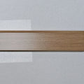 Guardapolvo MDF Laminado Veta Madera Roble Crudo 12mm x 70mm x 2.4m