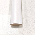 Junquillo MDF Laminado Veta Madera Blanco 20mm x 20mm x 2.4m