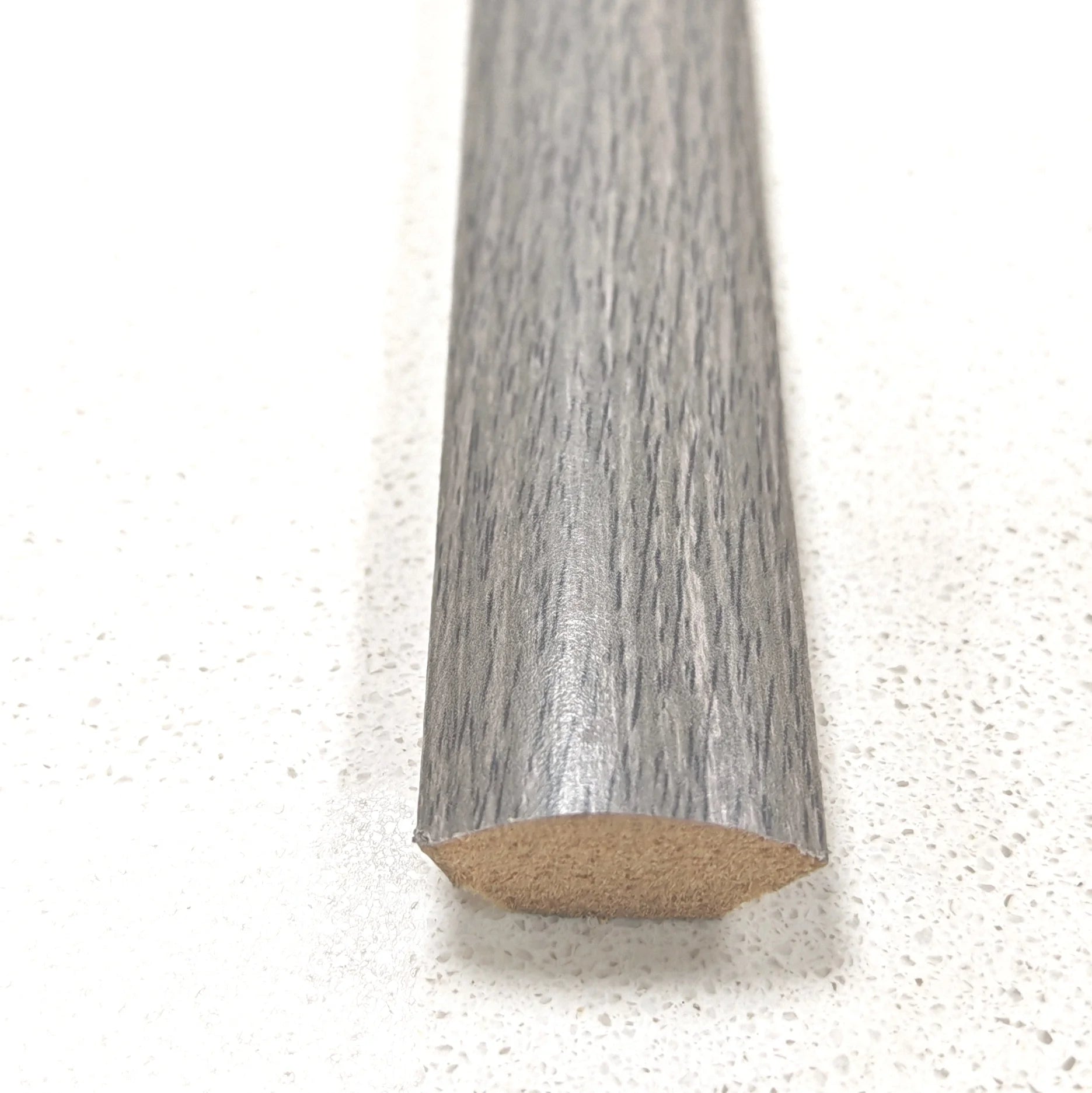 Junquillo MDF Laminado Veta Madera Gris Marengo 20mm x 20mm x 2.4m