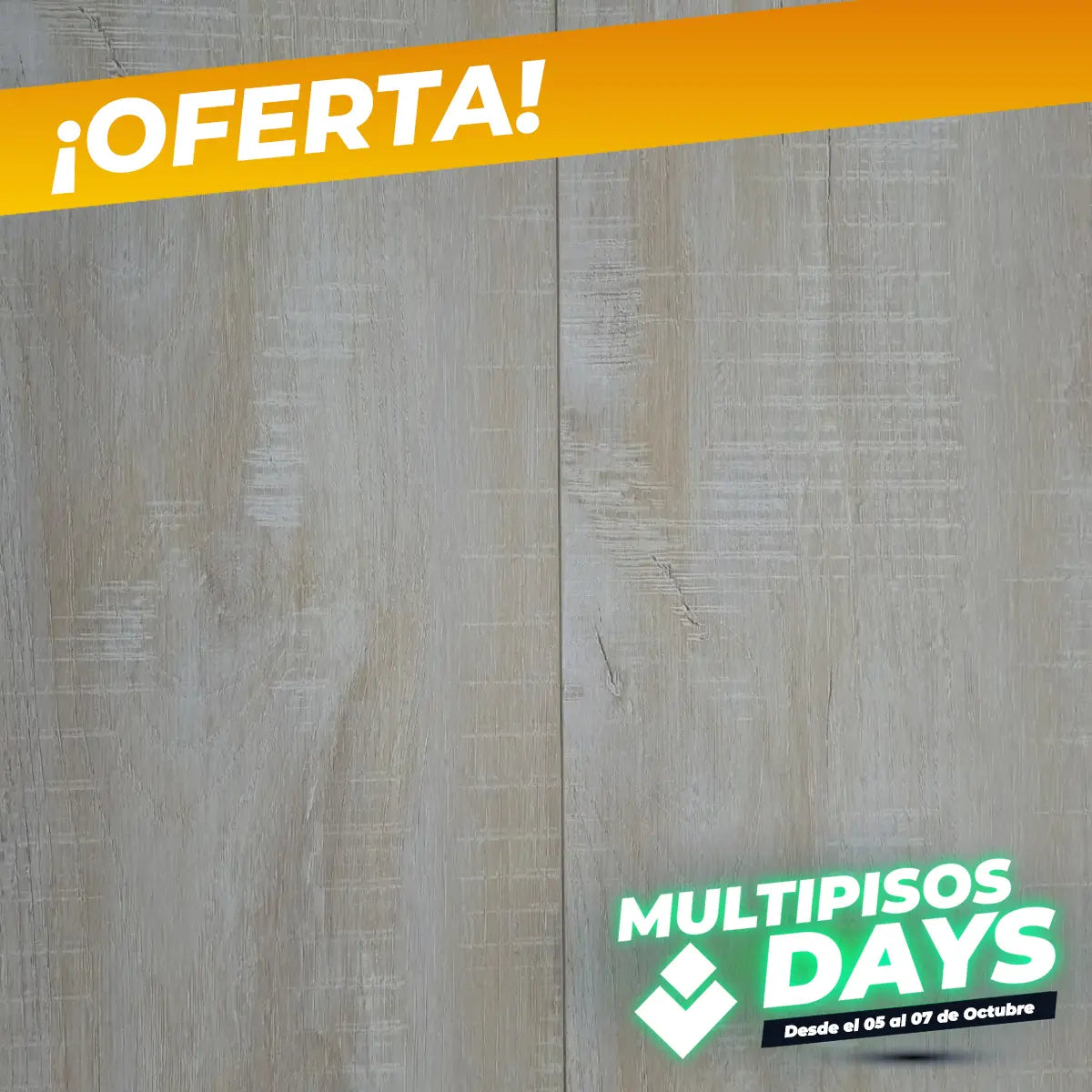 Piso Flotante 8mm Albayalde - Línea Spirit -Rinde 2.41m2