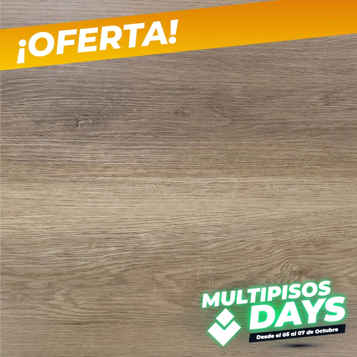 Piso Vinílico SPC Color Castaño – 5mm – Línea Aquarius