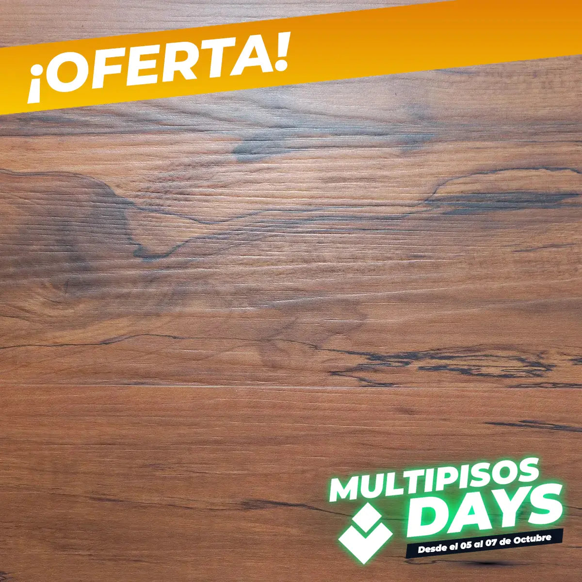 Piso Vinílico SPC Cerezo 5mm - Kronomax - con Manta Acústica