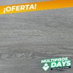 Piso Vinílico SPC Color Gris – 5mm – Línea Aquarius
