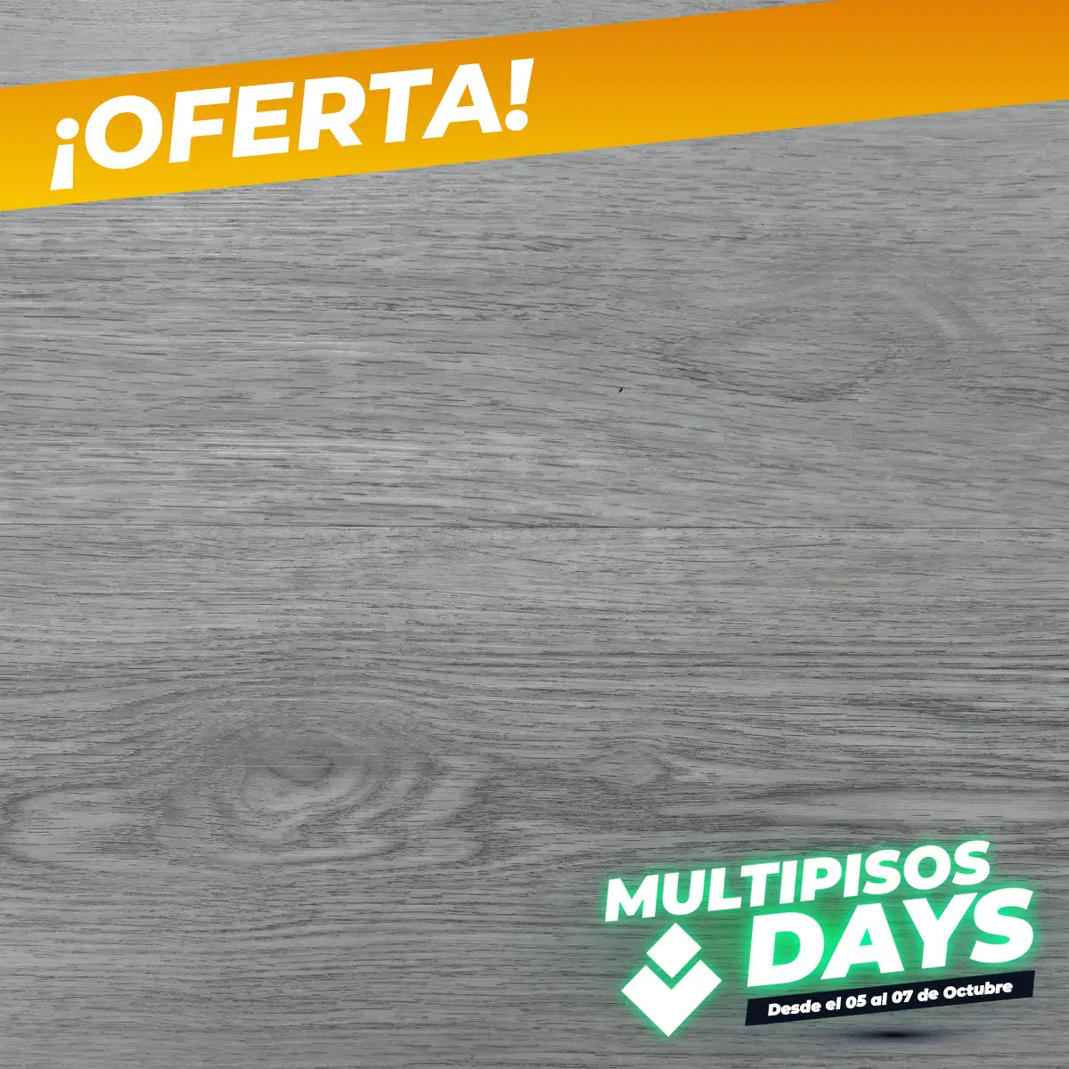 Piso Vinílico SPC Color Gris – 5mm – Línea Aquarius