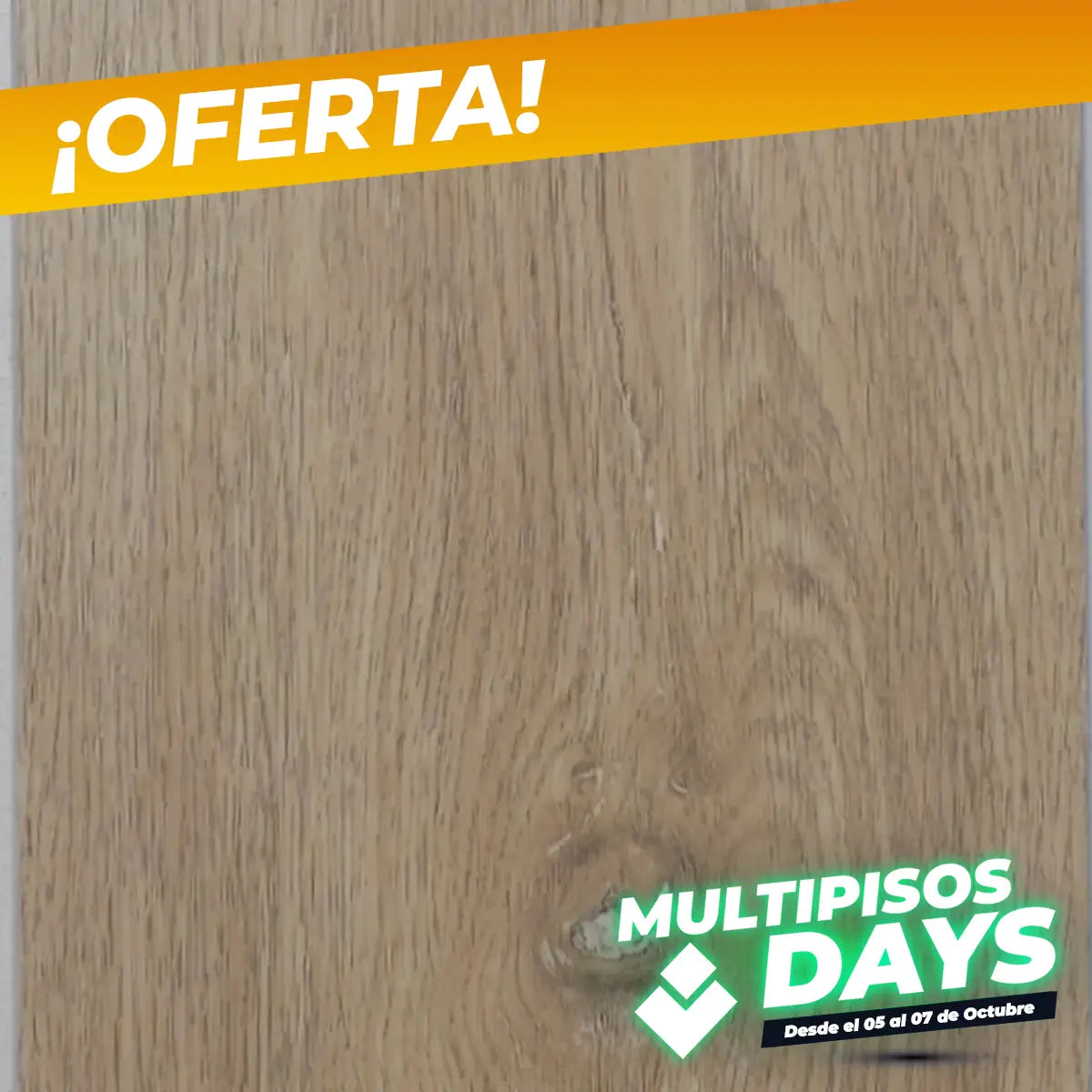 Piso vinílico spc linea luxury SPCM-01 6.5mm - Virgen - Premium, click, texturado, mate, filtro u.v. Micro biselado, rinde 1.76m²