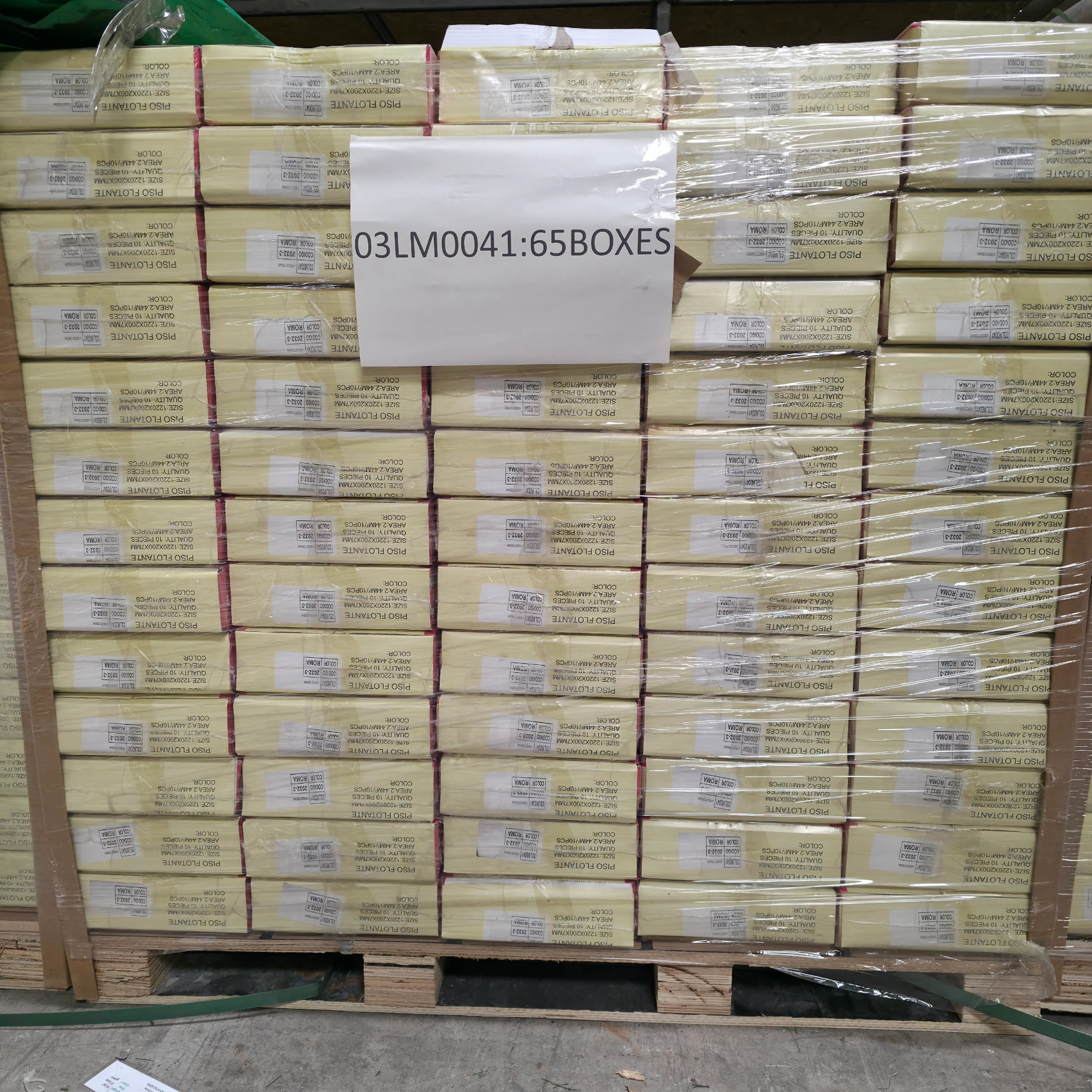 Pallet Piso flotante Roma 7mm 65 (Cajas) x 2.44m² (158.6 m²)- Precio mayorista