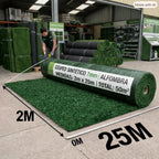 Rollo Pasto Sintético Basic 7mm –  25m x 2m (50m²) - Precio Mayorista